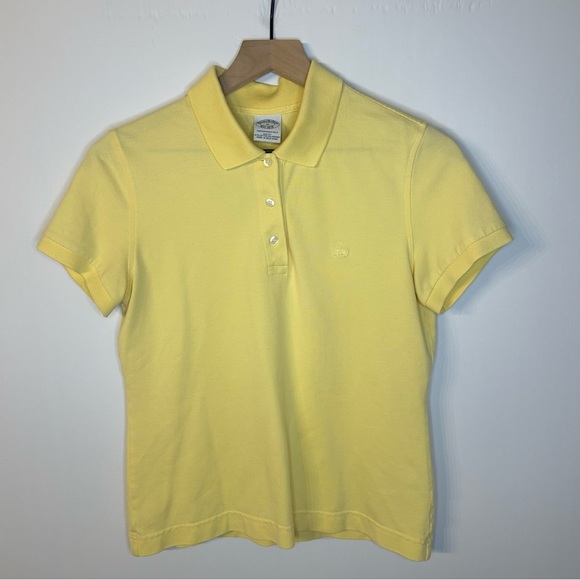 Brooks Brothers Yellow Slim Fit Performance Polo Shirt, Size Medium. - Picture 1 of 6